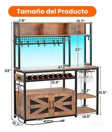 Bars & Wine Cabinets - Brown - View 2