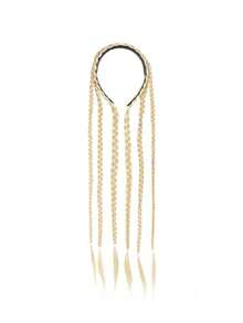 Long Braided Hair Band, Bohemian Style Hair Accessory - Multicolor - View 12