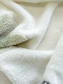 Autumn/Winter Thermal Lined Thickened 3 Pieces Bedding Set, Soft Comfortable Warm Bedding For Home Decor, Suitable For Bed, Sofa, Office, Room Decoration, Dorm, Machine Washable - Beige - View 3