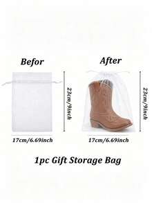 Handmade Western Cowboy Boot Shaped Pen Holder And Desktop Storage Box - Rustic Cylindrical Boot-Shaped Storage Rack, Suitable For Home, Office, School, Vintage Desktop Decor, Lightweight Gift, Perfect For Christmas, Birthday And Western Themed Spaces - Multicolor - View 13