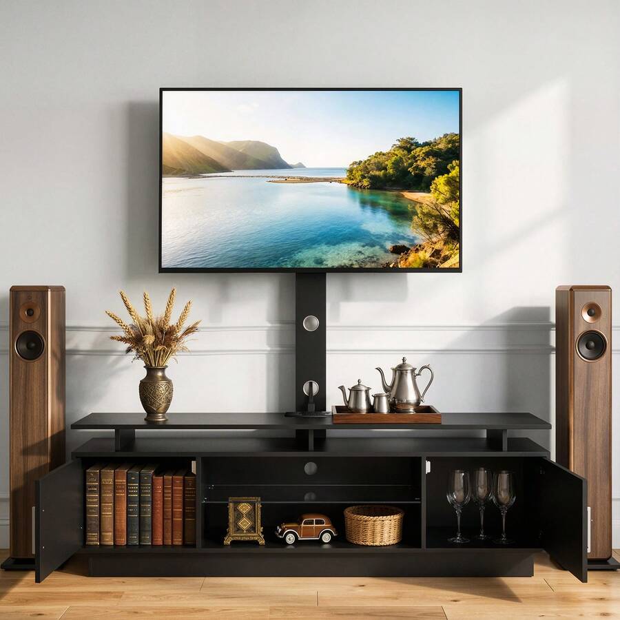 Television Stands & Entertainment Centers - Black - View 1