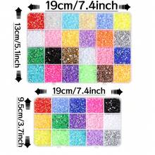 24&15 Grids Multi Style Flat Resin Rhinestones Kit For DIY Crafts Jewelry Shoes Bags Decor - Multicolor - View 4