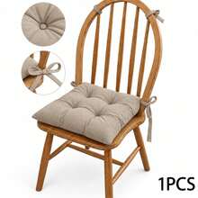 6 Pcs Comfortable Indoor & Outdoor Seat Pads For Kitchen, Dining, Garden, Balcony & Patio Chairs In Turkey - Apricot - View 2