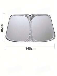 Portable Car Windshield Sun Shade, Universal Foldable Front Window Sun Shade, Suitable For Cars, SUVs, Trucks, Heat Insulation, UV Protection, Summer Car Accessories - Multicolor - View 3