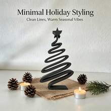 Christmas Tree Art Decor, Indoor Home Decoration, Christmas Garden Ornament - A - View 6