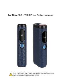 1PC For New GLO HYPER Pro+ Protective Case, PU Leather Texture, Anti-Slip, Enhanced Grip, Precise Cutouts, Multi-Color, Unisex, Couple Style, Meets Different Personalized Needs, Minimalist Fashion, Business, Daily Use, Lightweight And Portable, Effectively Protects Against Daily Drops, Scratches, Fingerprints, Can Change Appearance Style While Protecting, Suitable For Gifts And Personal Use, Storage Box - GLO HYPER Pro+/Lychee Pattern - View 14