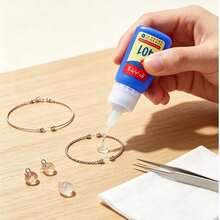 1pc 401 Super Glue, High Viscosity, Fast Curing, Transparent & No Trace, Low Odor Formula, Multi-Surface Bonding, Suitable For Jewelry Making, Rhinestones, DIY, Plastic, Metal, Glass, Wood - 401 Nail Art Glue - View 1
