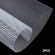 1 buah Kanvas Jaring Plastik 33x50cm, Cocok untuk Kerajinan Merajut dan Menjahit, Aksesoris Jahit Buatan Tangan DIY, Hadiah, Desain Potongan Bebas, Jaring Plastik untuk Lapisan Rajutan - Kain jala - View 14