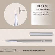 BAOSHIMAN Nail Art Brush Set, Professional Gel Nail Brush Kit With Liner, Flat, And Detail For All Techniques, Perfect For DIY Home Manicure And Professional Salon Nail Art Creations - Multicolor - View 15
