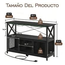Bars & Wine Cabinets - Black - View 3
