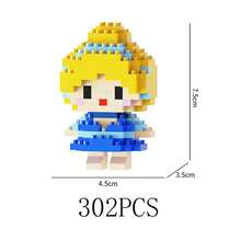 Disney Stitch Judy Nick Building Blocks 302PCS Action Cartoon Character Winnie Piglet Brick Model Disney Princesses Snow White Building Block For Birthday Gifts - Multicolor - View 16