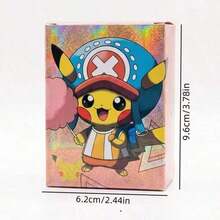 Funko 1 Box Pokémon Cards Rare VMAX, GX, EX, Collectible Cards, Shiny Cards, Universal Language, Pokémon Anime Peripheral Cards, Tabletop Game PVC Game Cards - Multi-color - View 2