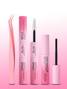 3-Piece Eyelash Extension Kit, False Eyelash Glue, Bonding And Sealing, Eyelash Remover And Tweezers Set, Fast-Drying Long-Lasting Cluster Eyelash Extension Glue, Waterproof Latex-Free, Suitable For Sensitive Eyes DIY False Eyelashes - View 30