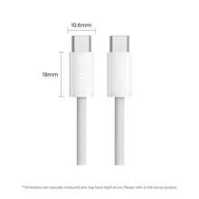 Cáp VENTION 100W PD 5A USB 3.0 Type-C đực sang đực, đầu nối ABS màu trắng, cáp sạc nhanh và đồng bộ dữ liệu cho laptop, điện thoại, máy tính bảng - Xem 11