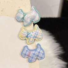 7PCS Cute Pet Combination Set Adjustable Size Handmade Beaded Flower Pet Collar + 6pcs Multicolor Cartoon Puppy Mini Hair Clips Small Dog Cat Outdoor Photo Shoot Decoration Accessories Gift Clips Necklace Combination - Multicolor - View 9
