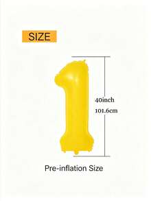 40 Inch Large Number Balloons, Aluminum Foil Large Number Balloons, Suitable For Birthday Party Supplies Decoration, Christmas - Multi-color - View 7