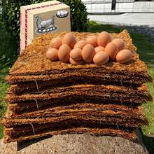 3/7/12pcs Coconut Palm Bedding Mats, Moisture Resistant & Insulating Nesting Pads For Hens, Birds, Rabbits, Reptiles & Hamsters, Reusable Poultry Bedding Material For Egg Production, Natural Nesting Box Liners For Chicken Coops & Pet - A - View 3