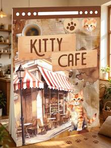 DanSoul 20 Large Cat Coffee Theme Stickers, Pre-Cut Sticker Book, Suitable For Journaling, Scrapbooking, Collage, Bullet Journal, Planner, Art & Crafts - Journaling Supplies - View 11