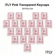 أغطية مفاتيح شفافة 20 قطعة بتصميم XDA من مادة PC بألوان مختلطة للوحة مفاتيح ميكانيكية DIY بناء مخصص مجموعة إضاءة خلفية RGB للألعاب والمكتب - مشاهدة 15