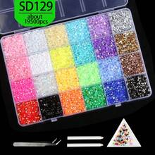 24&15 Grids Multi Style Flat Resin Rhinestones Kit For DIY Crafts Jewelry Shoes Bags Decor - Multicolor - View 10