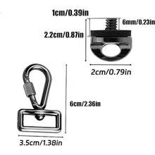 Camera Neck Strap Screw Holder, 1/4 Thread Camera Screws With Rubber Washer For Quick Install/Release Wrist Strap Sling - View 9