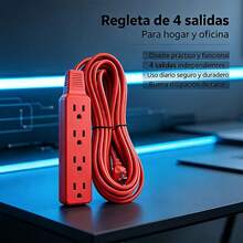 4-Port Power Strip With A Practical And Functional Design, Ideal For Daily Use488 - Multicolor - View 3