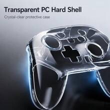 AOLION For Switch2 Pro Game Controller Crystal Protective Case NS2 PRO Game Controller Transparent Full-Cover Protective Case - View 3