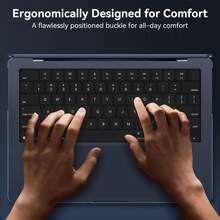 Kompatibel dengan Casing MacBook Air 15 Inch 2023-2026 M2 M3 M4 M5 A2941 A3114 A3241 A3448, Pelindung Casing Keras dengan Aksesoris Opsional, Pelindung Keyboard, Pelindung Layar HD & Adaptor USB, Tersedia Berbagai Warna - View 9