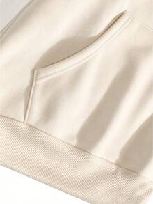 Plus Size Sweatshirts & Hoodies - Apricot - View 4