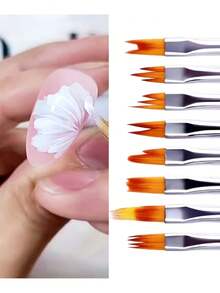 Multi Functional Nail Art Brush Set 33Pcs,Glitter Handles, Diverse Brush Tips For All Kinds Of Nail Art Creation - Multicolor - View 4