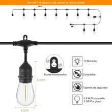 String Lights - US A Type Plug(110-127V) - View 7