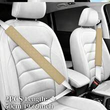 2PCs Shoulder Pads,Length 30cm/50cm Optional, Made Of PU Leather With Embossed Pattern, Automotive Interior Accessories - A - View 13