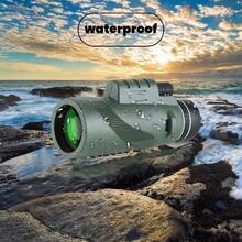 80x100 HD Monocular Telescope With Tripod & Phone Clip, Portable Binoculars For Long Range, Hunting And Camping - Multicolor - View 5
