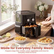 SUPERLEX Air Fryer, 8 Preset Mode Ovens, 5-Liter Cooking Oven, Temperature Adjustable Range 80-200°C, Built-In 60-Minute Timer Function, Non-Stick Inner Pot Design, Overheating Protection Mechanism, Automatic Power Off Function, Healthy Oil-Free, Low-Fat Cook - UK Plug(220-240V) - View 9