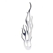 3D Flame Totem Car Stickers 3D Soft Rubber Body Decoration Stickers Personalized Car & Motorcycle Decals Headlight Brow Stickers - A - View 7