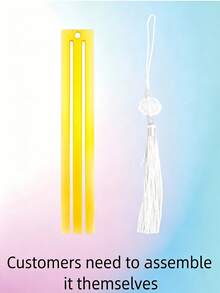 1pc Diamond Painting Positioning Ruler, Tassel Bookmark, Diamond Canvas Storage, Fixed Release Paper, Essential DIY Tools For Diamond Painting, Perfect Gift For Family And Friends On Holidays - A - View 13