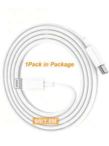 FCV Cable de datos USB C a Lightning Tipo C Carga rápida Compatible con IPhone 14/14 Pro/14 Pro Max/13/13 Pro/12/12 Pro/11/11 Pro/XR/XS/X/8/8 Plus/ - Ver 8