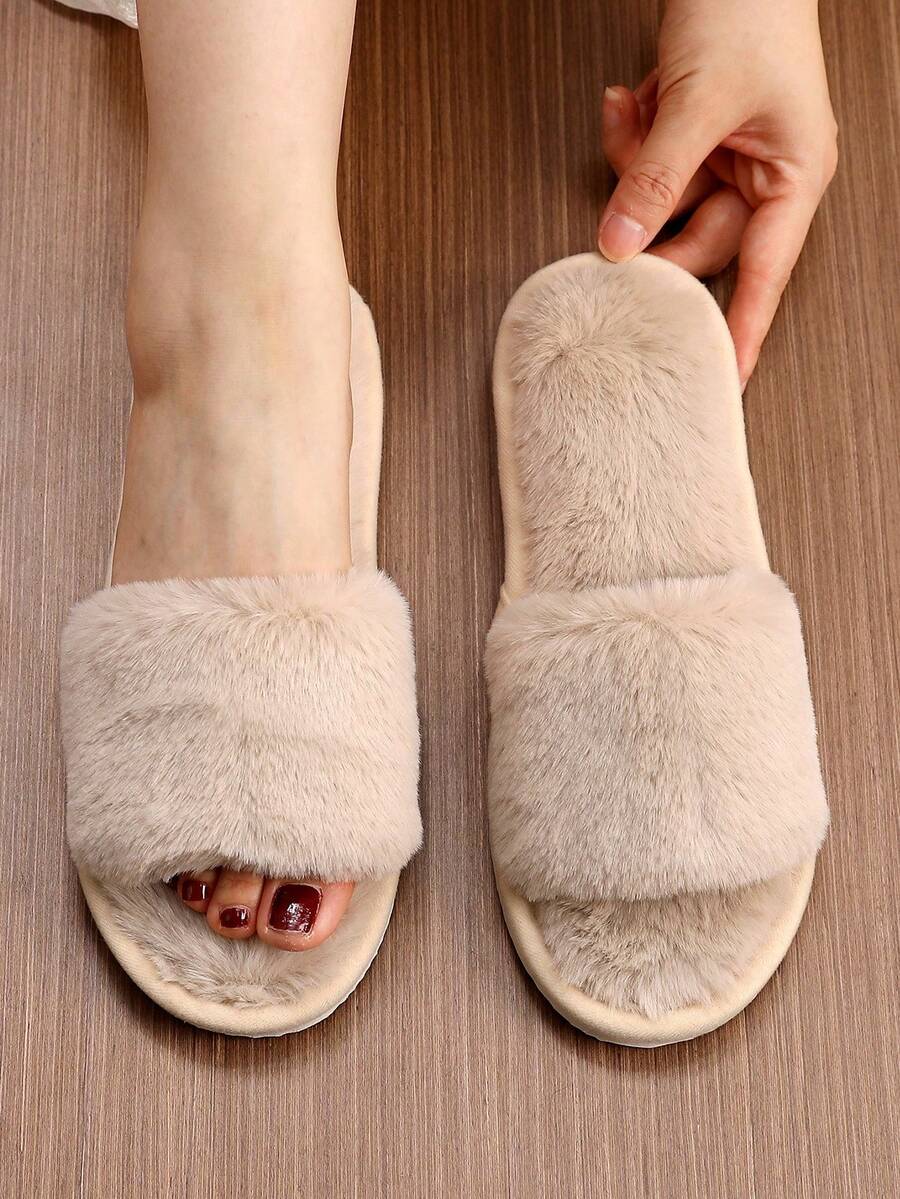 House Slippers - Apricot - View 1