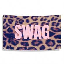 1pc Leopard Print Cool Tapestry, Home Decor, Polyester Fabric, Suitable For Party, Daily Home, Photography Backdrop, Indoor/Outdoor, Room, Yard, Garden, Living Room, Kitchen, Bed Head Decor - Multicolor - View 3