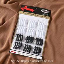 Women's Plastic Colorful Safety Pin Headscarf Pin Neck Clip Scarf Clip Scarf Buckle - Multicolor - View 11