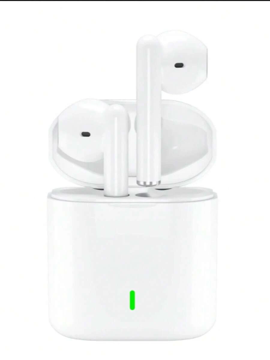 True Wireless Bluetooth Earbuds With Built-In Microphone For Clear Calls, Long Battery Life, Sweat-Resistant Design, Compatible With IOS And Android Devices, Suitable For Fitness, Running And Daily Use - White - View 1