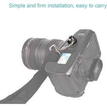 Camera Neck Strap Screw Holder, 1/4 Thread Camera Screws With Rubber Washer For Quick Install/Release Wrist Strap Sling - View 4