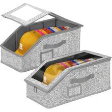 OrdoVault 12-Slot Top PVC Baseball Cap Storage Box, Hat Organizer, Closet Accessory, Foldable, With Label Slots, Suitable For Home Storage, Closet Organization, Organizing Baseball Caps, Duck Caps, Clothes, Etc., Ideal Holiday Gift - View 10