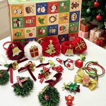 Christmas Advent Calendar 24 Day Countdown Surprise Box, Tear-Open Compartments With Assorted Xmas Charm Pendants, DIY Bracelet Making Set, Decorative Holiday Gift For Seasonal Gifting - 5 - View 6