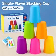1pc Speed Stacking Cups Game Set, Colorful Plastic Stacking Cups With ...