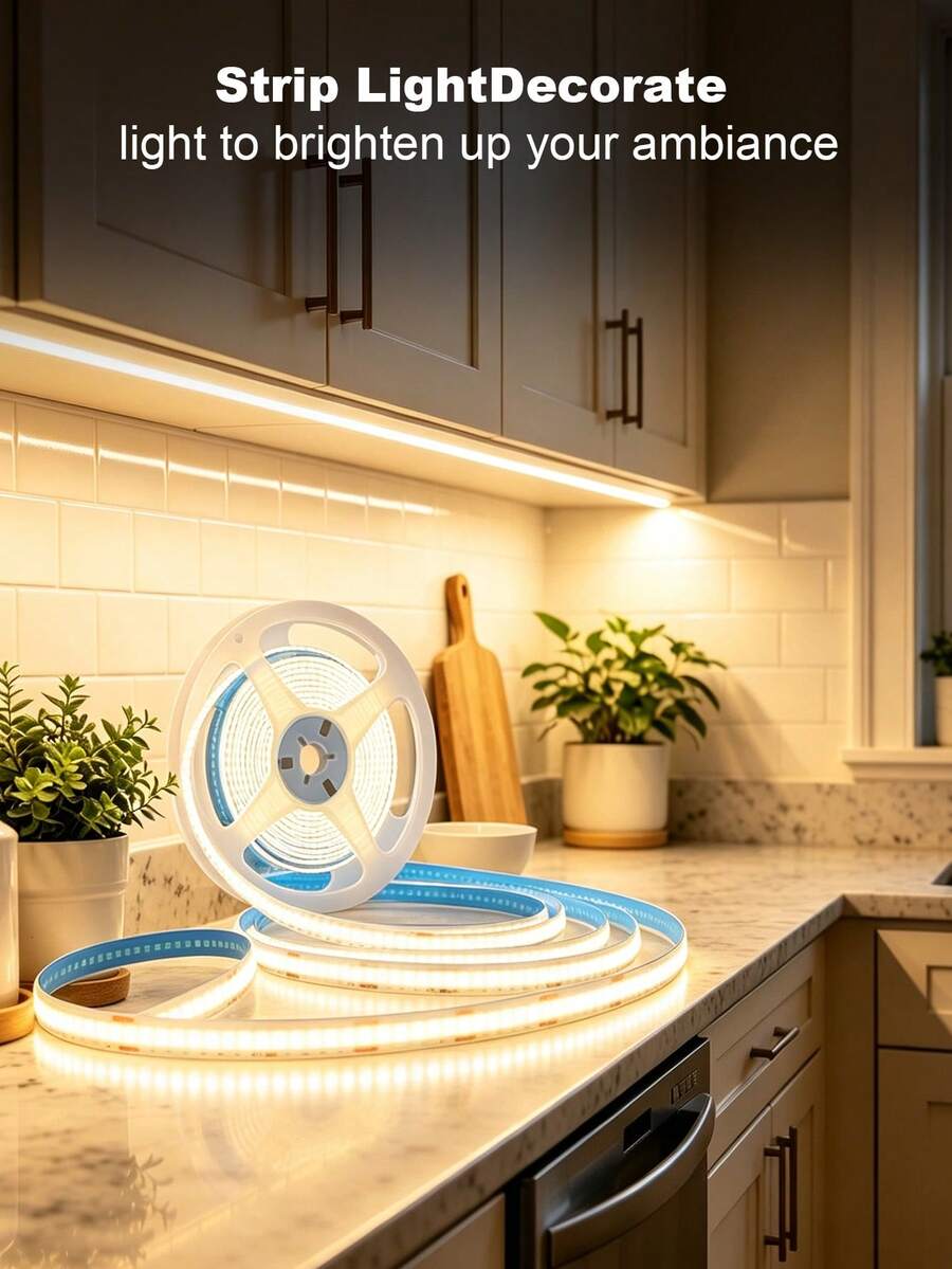 Christmas LED Strip Lights USB Powered 5V COB LED Strip, Christmas Lights Button Control, LED Light Strip Suitable For Christmas Decoration TV Backlight, Mirror Decoration, Bedroom LED Lights, Living Room Decoration, Christmas Decoration, Holiday Lighting Friends Gift