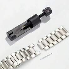 5pcs Watch Band Adjustment Tool Kit, Durable Plastic Material For Easy Disassembly And Replacement Of Steel Watch Bands - Black - View 10
