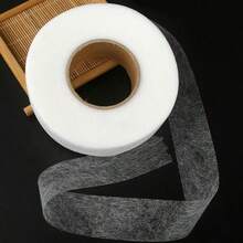 1/2/3cm X 25M Kain Nonwoven Perekat Dua Sisi Putih, Tipis, Dapat Disetrika, Pelapis Aksesori Pakaian, Pita Sisipan, Tepi Bawah Jaring Pelapis - A - View 2