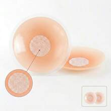 Reusable Breast Petals Lift Invisible Silicone Bra-Less Pasties Pad Nipple Cover Invisible Petal Adhesive Stick On Bra For Women - Apricot - View 7