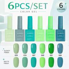 Set Kutek Gel 6 Warna dengan Botol yang Sesuai Warna, Cocok untuk Manikur Wanita di Musim Semi, Gugur, Dingin, dan Musim Panas, Manikur DIY di Rumah, Penataan Manikur Sehari-hari, Set Gel Warna-warni untuk Penggunaan Pribadi, Manikur di Rumah dan Desain Manikur Musiman - MultiWarna - View 45